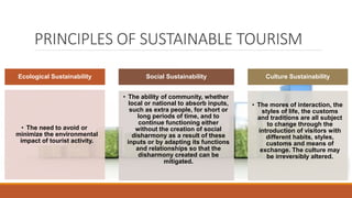 Sustainable Tourism Chapter 1 | PDF