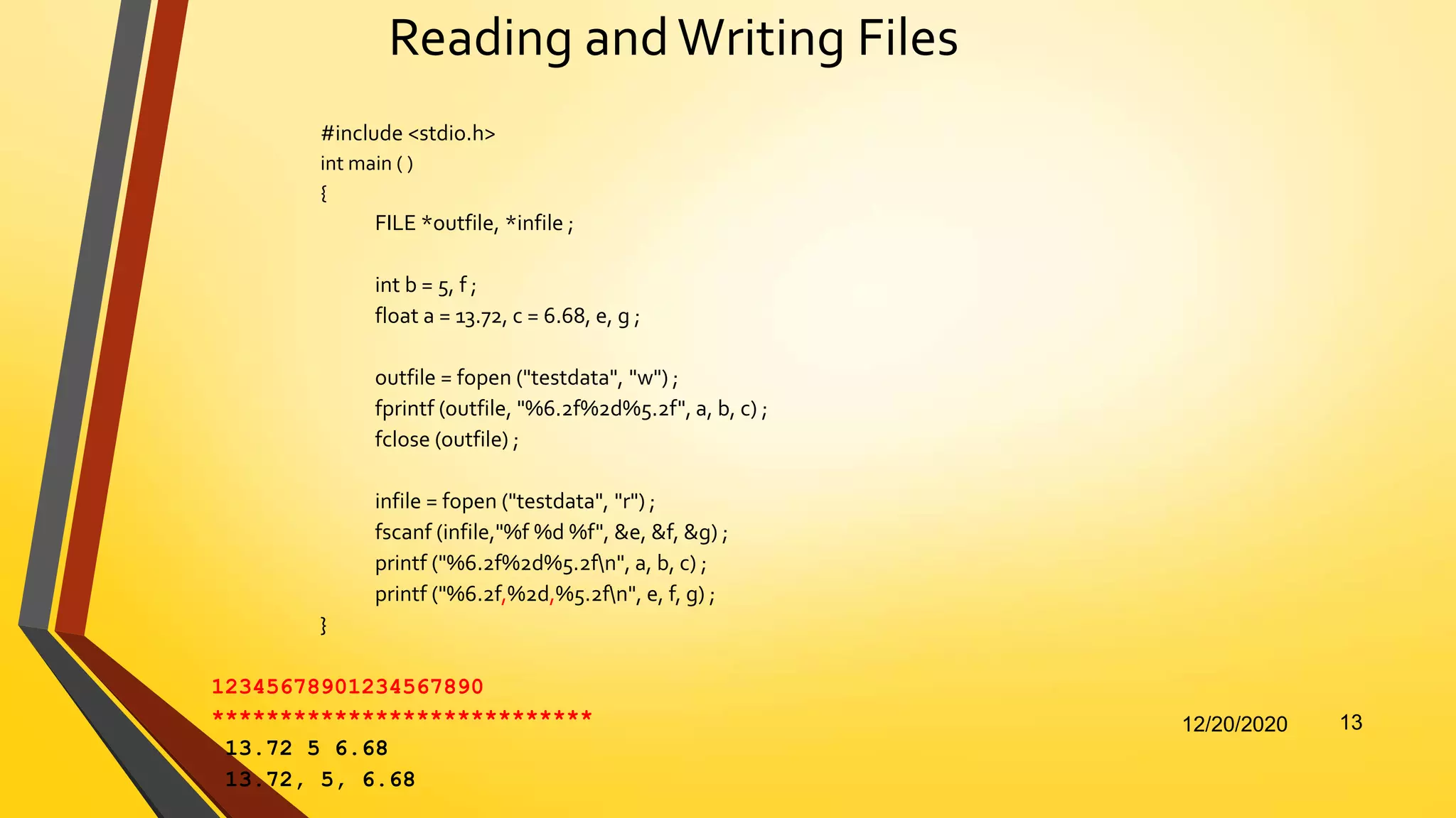 File Management in C | PPTX