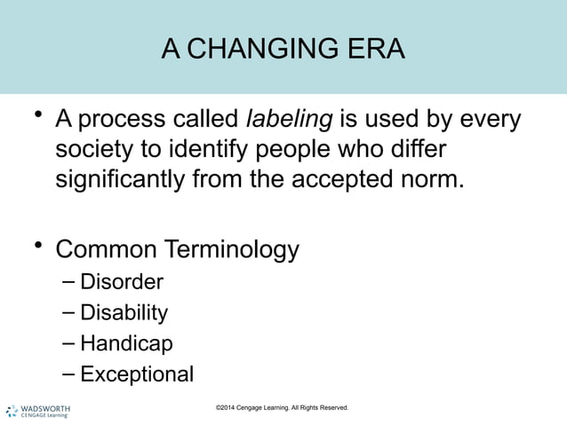 Human exceptionality Chapter 1: Understanding exceptionalities in the ...