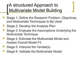 Multivariate Data Analysis Chapter 1 - Introduction | PPT