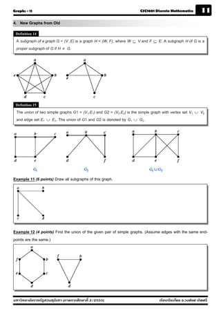 Discrete-Chapter 11 Graphs Part II | PDF