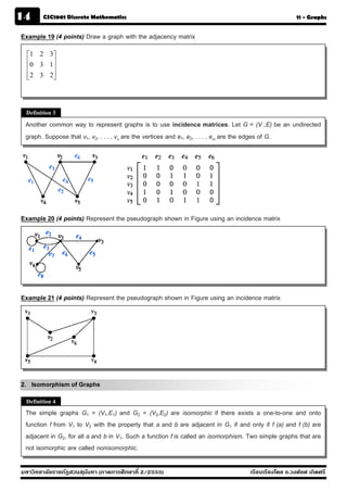 Discrete-Chapter 11 Graphs Part II | PDF