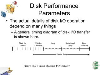 Circular BufferMore than two buffers are usedEach individual buffer is one unit in a circular bufferUsed when I/O operation must keep up with process