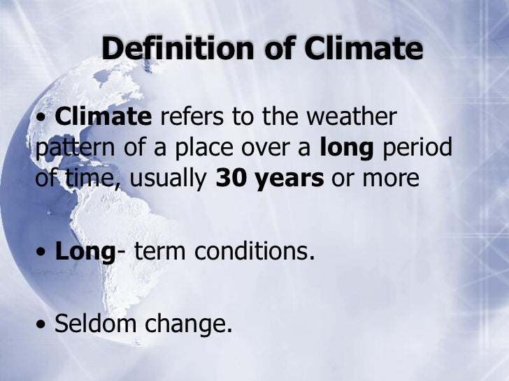 Chapter 11 Weather and Climate lesson slides published
