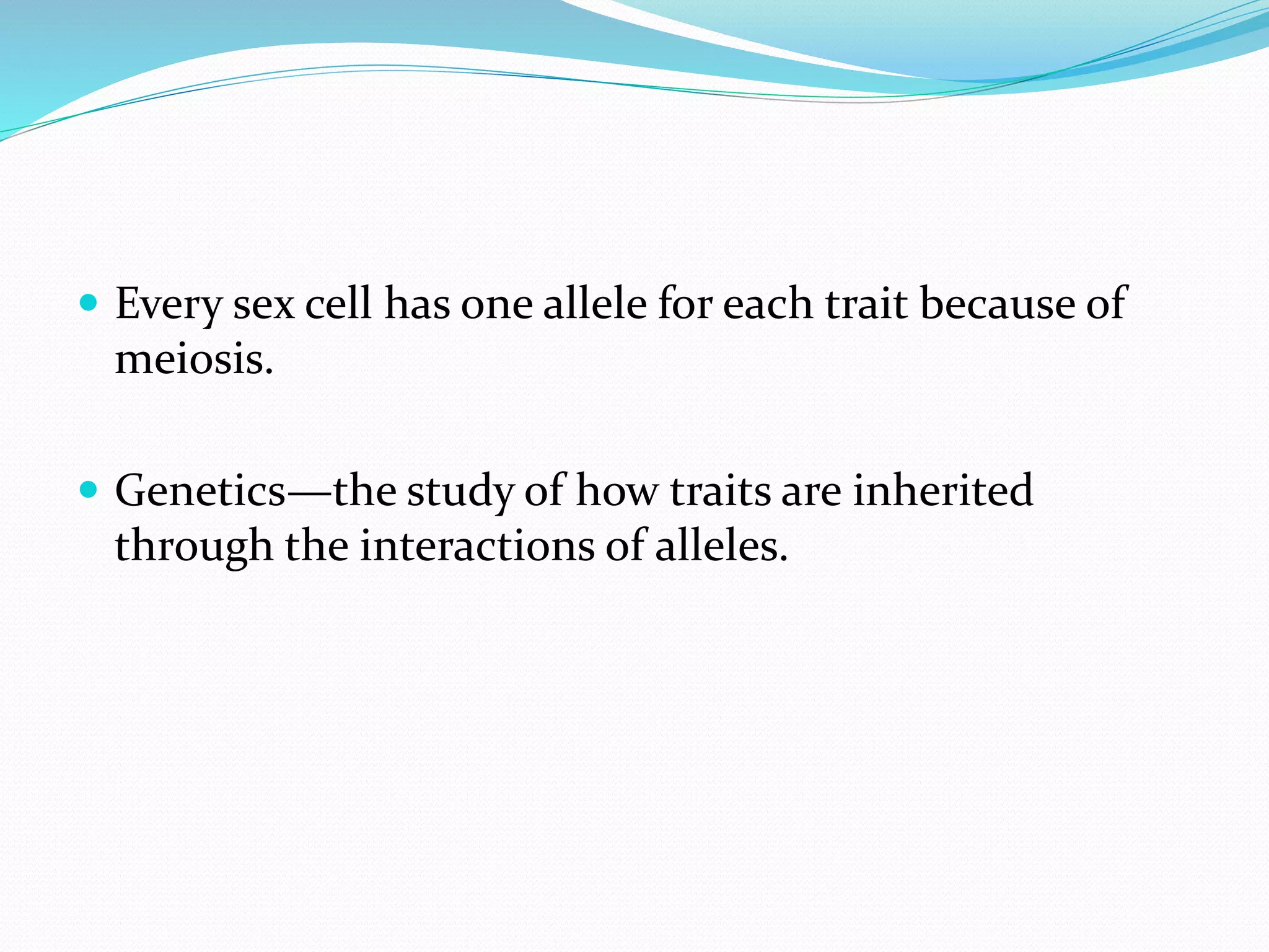 Chapter 11 7th grade genetics notes section 1 easy | PPTX | Genetics ...