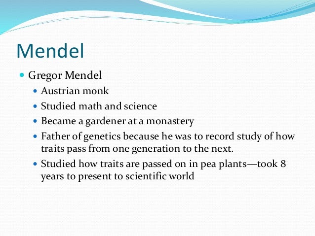 Chapter 11 7th grade genetics notes section 1 easy