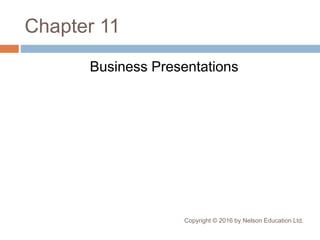 Chapter 11 8th ed | PPTX
