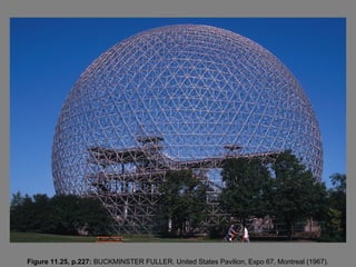 Figure 11.25, p.227: BUCKMINSTER FULLER. United States Pavilion, Expo 67, Montreal (1967).
 