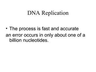 Dna Strucuture And Replication Rna And Protien Synthesis 2017 Ppt