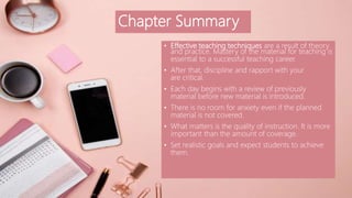 Chapter 11: Effective Instructional Techniques | PPTX