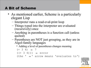 Comprehensive Overview of Functional Programming Languages and Concepts ...