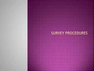 Chapter 11 Gazetted plan - Cadastral Surveying II
