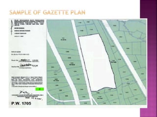 Chapter 11 Gazetted plan - Cadastral Surveying II