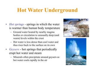 Hot Spring Depth Chapter 11 graphics groundwater.ppt