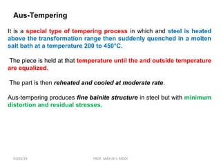 Tempering Proces Simple Chapter 11 heat treatment | PPT
