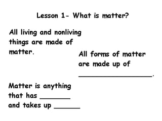 Chapter 11 lesson 1