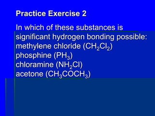Chapter 11 liquids and intermolecular forces Powerpoint | PPT