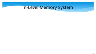 54
n-Level Memory System
 