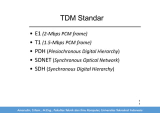 Chapter 11 Multiplexing dan Multiple Access | PDF