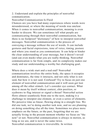 Chapter 11Nonverbal DeliveryThe most important thing in commun.docx