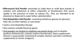 Complete definition and explanation of powders and granules | PPTX