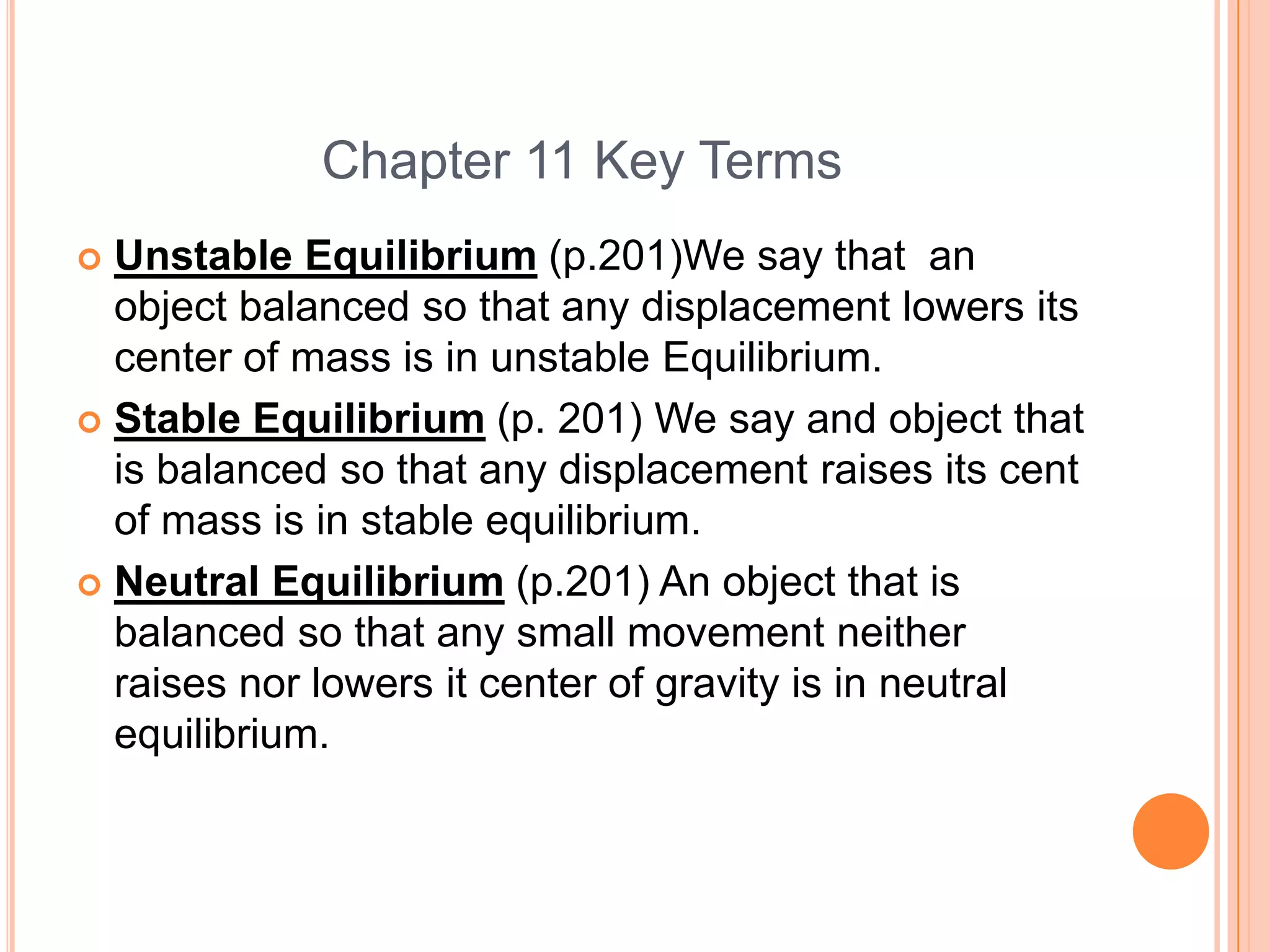 Conceptual Physics Chapter 11 Rotational Equilibrium Answers