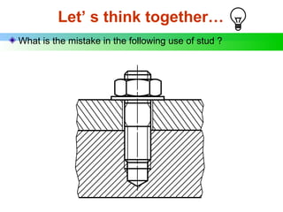 Let’ s think together… What is the mistake in the following use of stud ? 