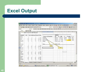 Excel Output 