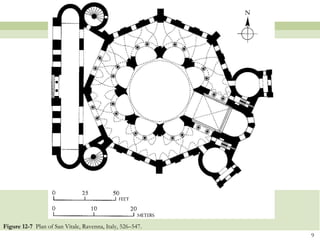 Figure 12-7   Plan of San Vitale, Ravenna, Italy, 526–547. 