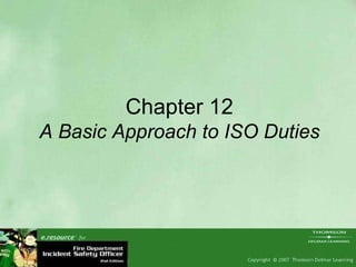 Chapter 12 A Basic Approach to ISO Duties 