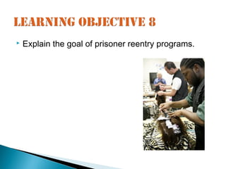    Explain the goal of prisoner reentry programs.
 