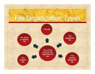 File OOrrggaanniizzaattiioonn TTyyppeess 
 