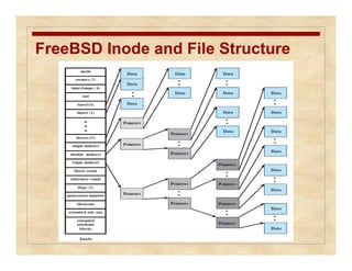 FreeBSD Inode and File Structure 
 