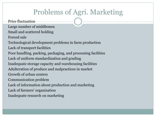 Concept Of Agricultural Marketing