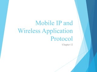 Mobile IP and
Wireless Application
Protocol
Chapter 12
 