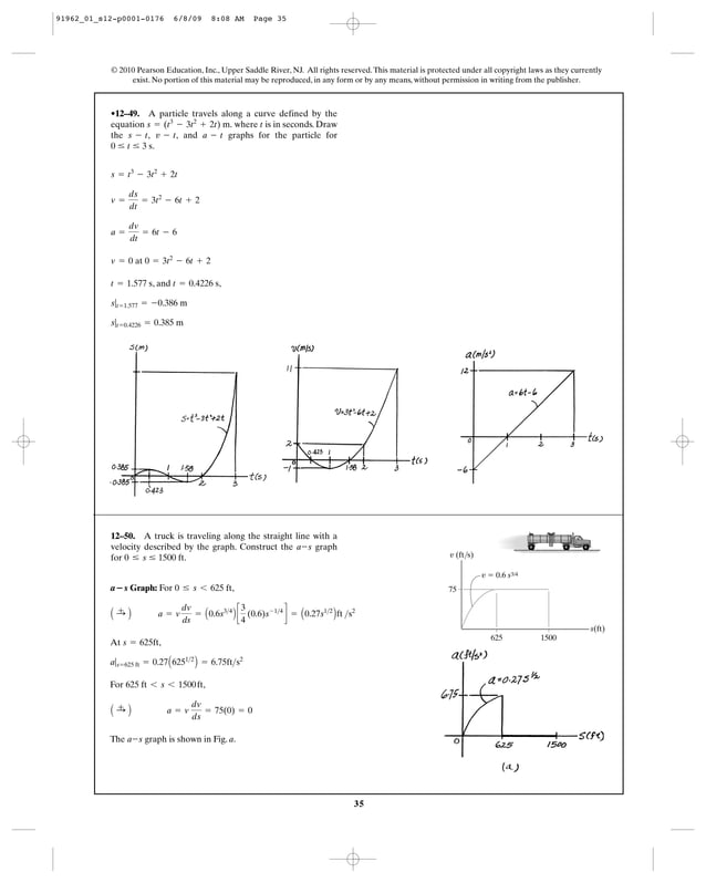 Chapter 12 dynamics rc hibbler | PDF