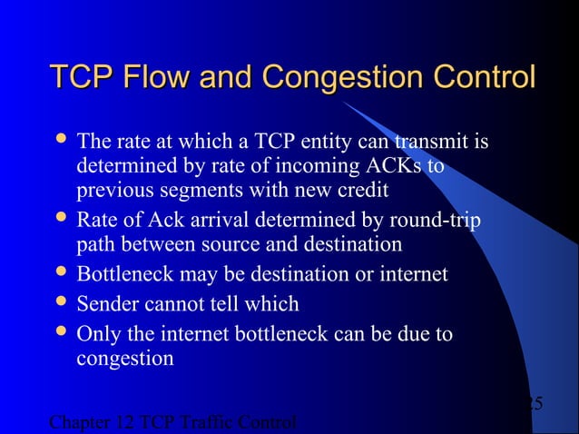 TCP Traffic Control Chapter12 | PPT