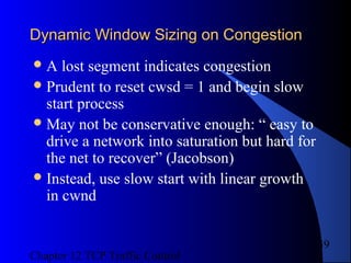 TCP Traffic Control Chapter12 | PPT