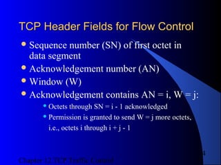 TCP Traffic Control Chapter12 | PPT