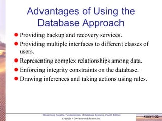 Elmasri Navathe DBMS Unit-1 ppt | PPT