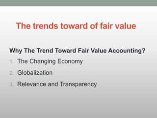 fair value accounting chapter one finance majorpdf | PDF