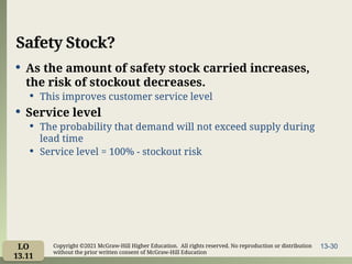 Stockout Risk Chapter 12.pptx of operations management | PPTX