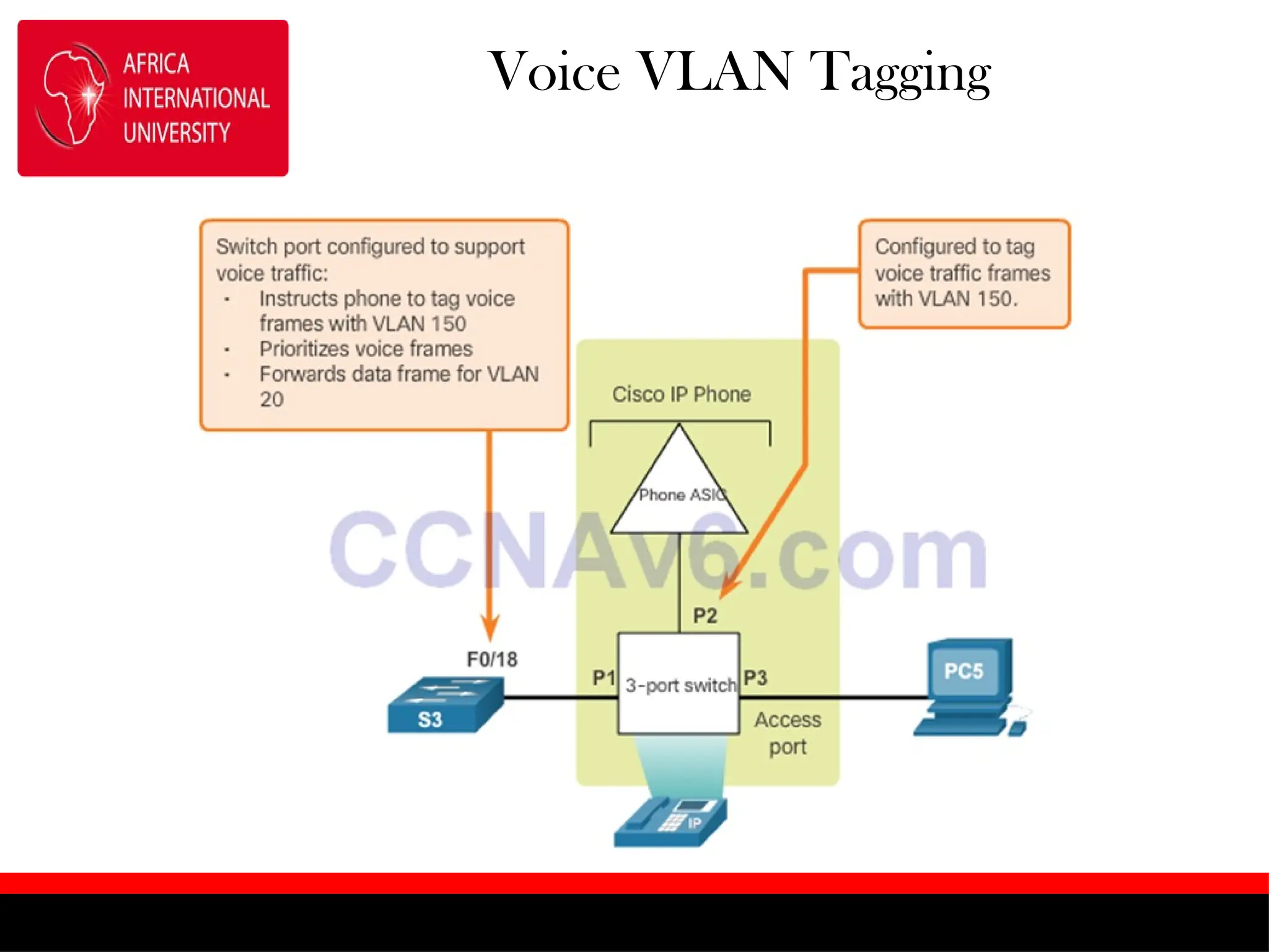 Voice VLAN Tagging
 