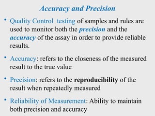 Precision Quality Control introduction to laboratory quality management | PPTX