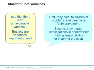 Management accounting chapter 12: Standard costs and variance analysis ...