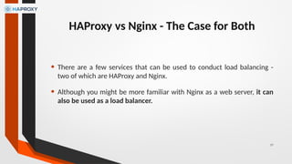 Alternative to HAProxy for proxy management | PPTX