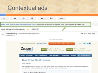 Contextual ads
 