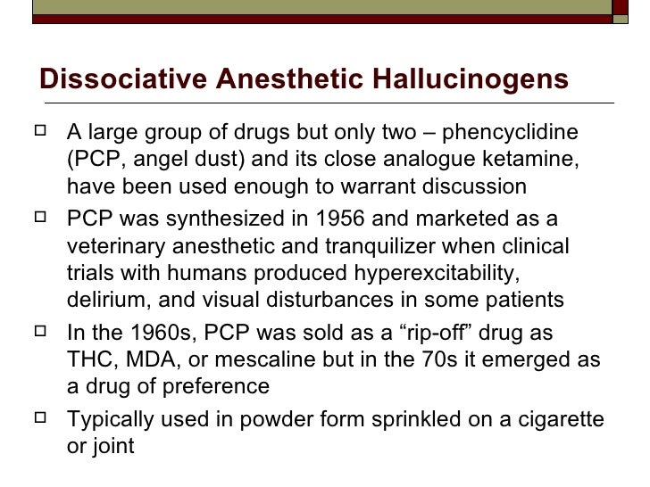 Chapter 12 Hallucinogens