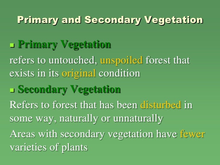 Chapter 12 Natural Vegetation