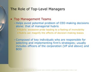 Chapter 12 strategic leadership | PDF